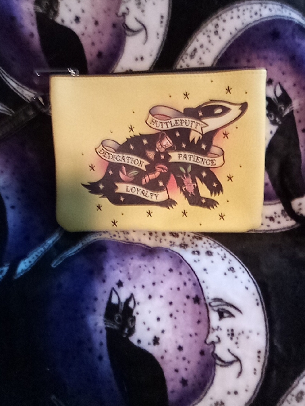 Hufflepuff Yellow Crest Pouch